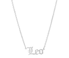 Load image into Gallery viewer, Zodiac sign name necklace
