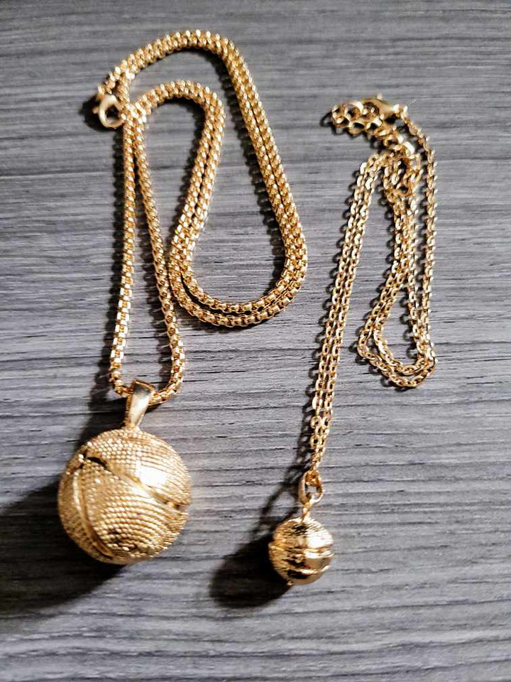 Matching Basketball necklace set