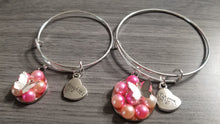 Load image into Gallery viewer, Mother and daughter charm bracelet
