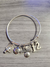 Load image into Gallery viewer, Adjustable Charm Bracelets - Sport theme - Custom Available
