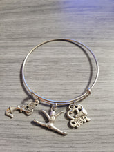 Load image into Gallery viewer, Adjustable Charm Bracelets - Sport theme - Custom Available
