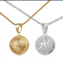 Load image into Gallery viewer, Gold/Silver 3D Sports Necklace for Men and Women
