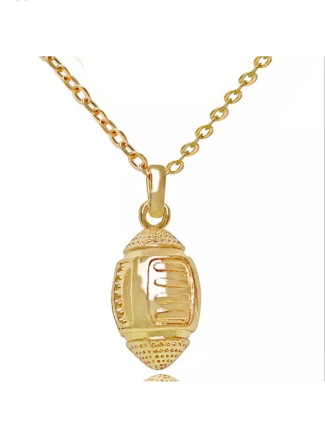 Sporty Football Necklace